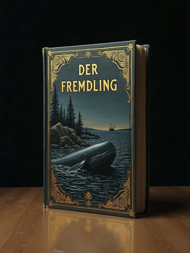 Buchcover „Der Fremdling“ / Book cover “The Stranger”